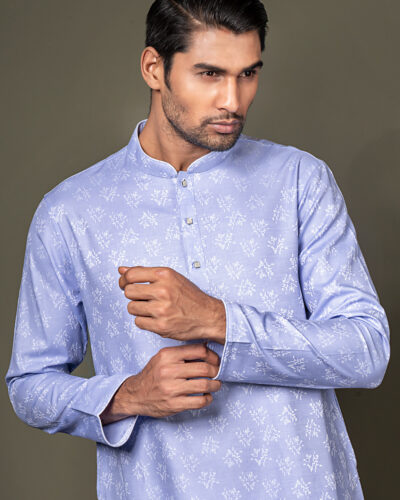 Zaviyar Premium Panjabi | Lavender
