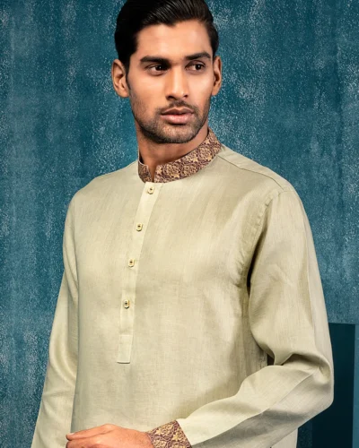 Zaviyar Premium Panjabi | Oyster