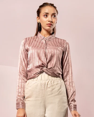 Female Casual Top | Dusty Rose