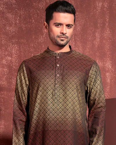 Zaviyar Premium Panjabi | Mahagony