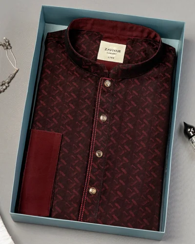Zaviyar Premium Panjabi | Black