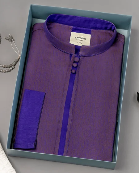 Zaviyar Premium Panjabi | Royal Blue