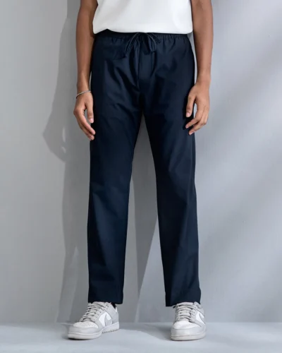Cotton Stretch Relax Fit Pull On Pant | Dark Navy