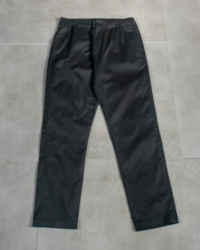 Cotton Stretch Relax Fit Pull On Pant | Black