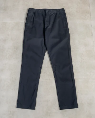 Cotton Stretch Relax Fit Pull On Pant | Dark Navy