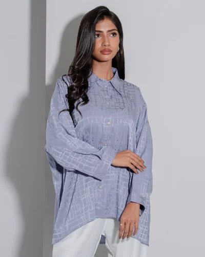 Female Casual Top | Skyway Blue