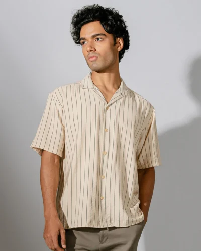 Occult Havana Cuban Shirt  | Bone