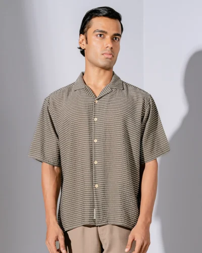 Occult Havana Cuban Shirt  | Army Green