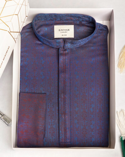 Zaviyar Premium Panjabi | Royal Blue