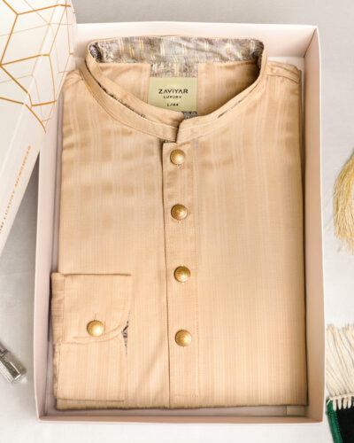 Zaviyar Premium Panjabi | Cantaloupe