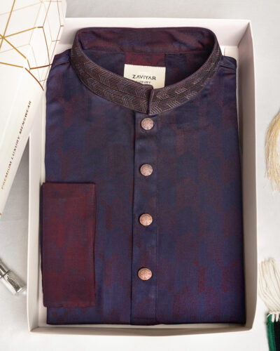 Zaviyar Premium Panjabi | Royal Blue