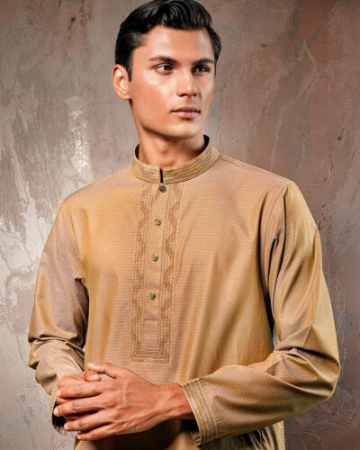 Zaviyar Premium Panjabi | Mauve