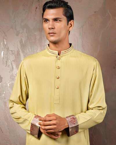 Zaviyar Premium Panjabi | Beige