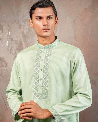 Zaviyar Premium Panjabi | Neo Mint