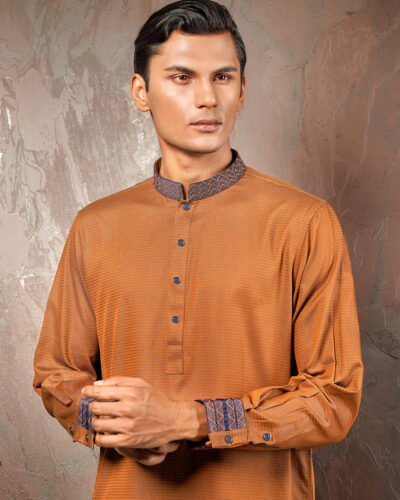 Zaviyar Premium Panjabi | Amber