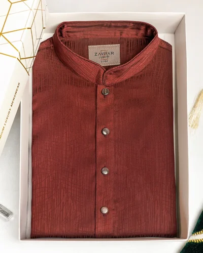 Zaviyar Premium Panjabi | Hickory