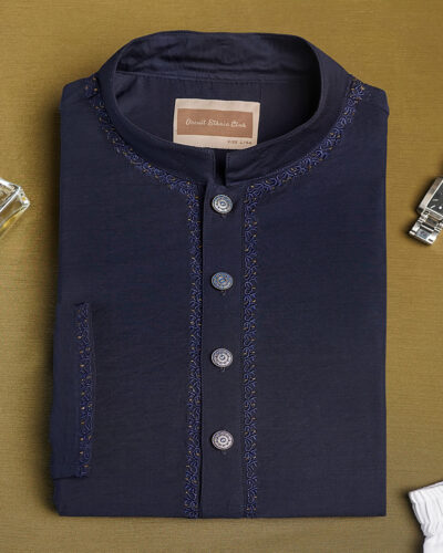 Occult Ethnic Club Panjabi | Navy Blue