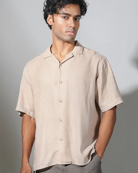 Occult Havana Cuban Shirt | Oat