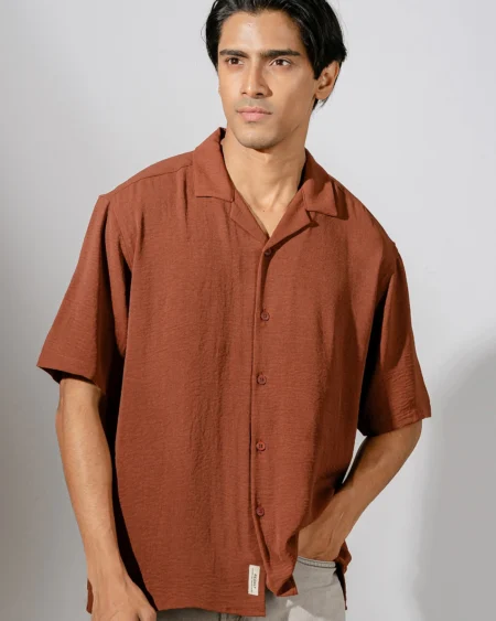 Occult Havana Cuban Shirt | Pecan