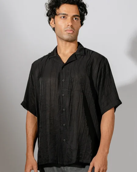 Occult Havana Cuban Shirt | Jade Black