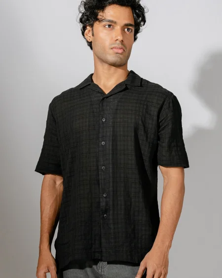 Occult Havana Cuban Shirt | Black