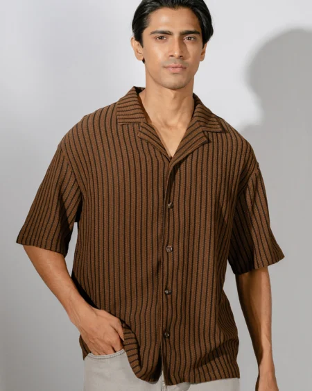 Occult Havana Cuban Shirt | Coffee