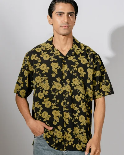 Occult Havana Cuban Shirt  | Olive