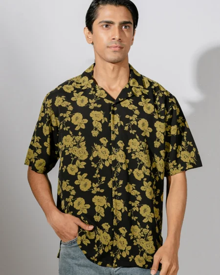 Occult Havana Cuban Shirt  | Olive