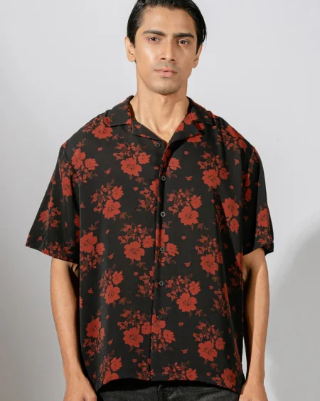 Occult Havana Cuban Shirt  | Coffee