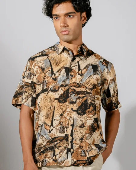 Occult Havana Cuban Shirt  | Jade Black