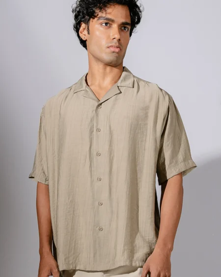 Occult Havana Cuban Shirt | Oyster