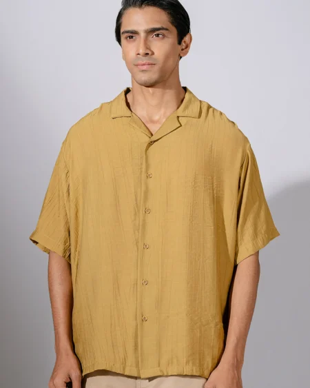 Occult Havana Cuban Shirt | Bisque
