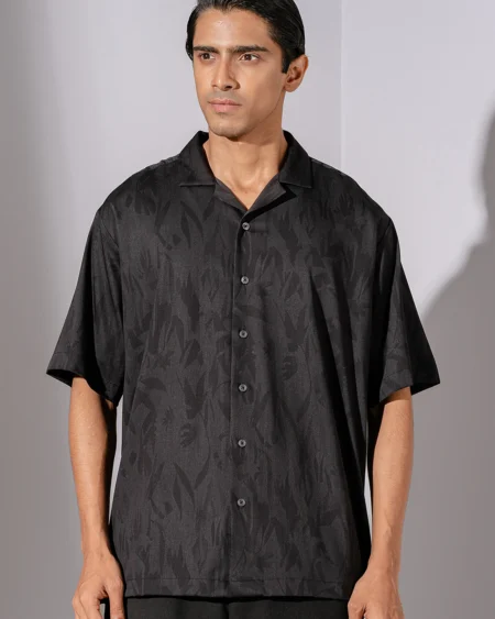 Occult Havana Cuban Shirt | Black