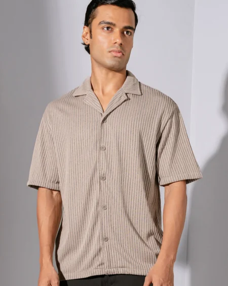 Occult Havana Cuban Shirt | Bone