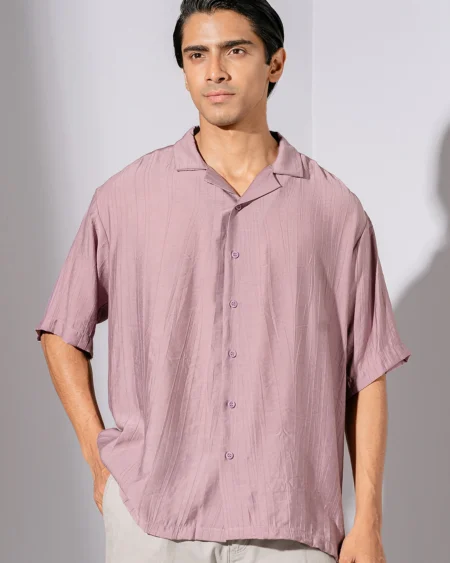 Occult Havana Cuban Shirt | Lavender