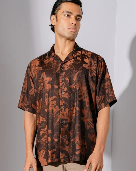 Occult Havana Cuban Shirt  | Pecan