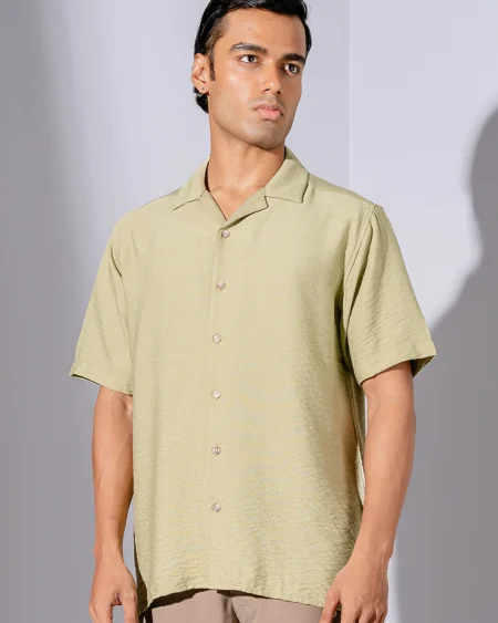 Occult Havana Cuban Shirt  | Pale Green