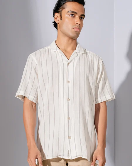 Occult Havana Cuban Shirt | Off White