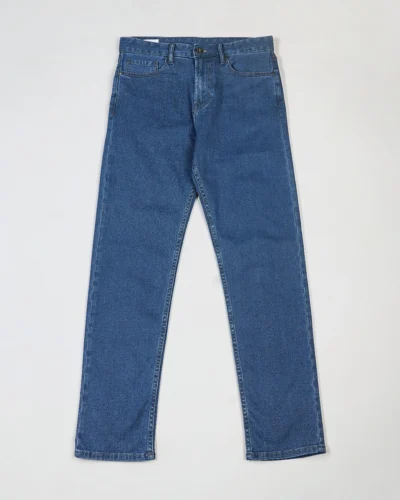 Cotton stretch slim straight fit 5 pocket jeans
