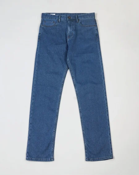 Cotton stretch slim straight fit 5 pocket jeans