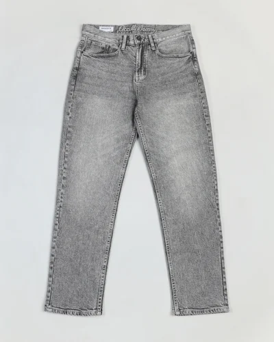 Cotton stretch relaxed fit 5 pocket jeans