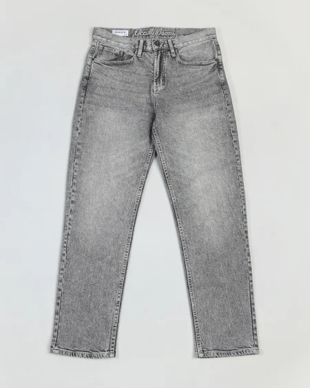 Cotton stretch relaxed fit 5 pocket jeans