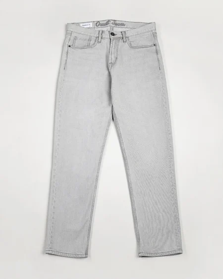 Cotton stretch relaxed fit 5 pocket jeans