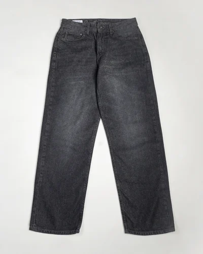 Cotton non-stretch loose fit 5 pocket jeans