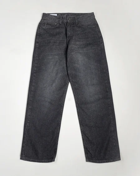 Cotton non-stretch loose fit 5 pocket jeans
