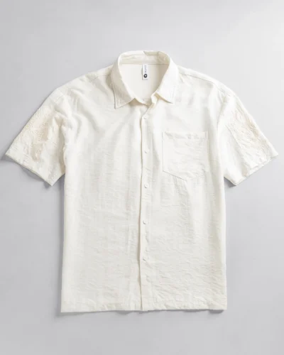 Occult Regular Fit Shirt | Ivory White