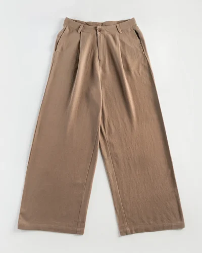 Female Bottom Wide Hem Details Straight Fit Pant | Asphalt Grey