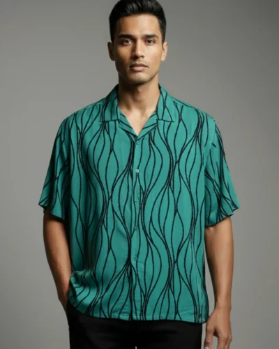 Occult Havana Cuban Shirt | Green