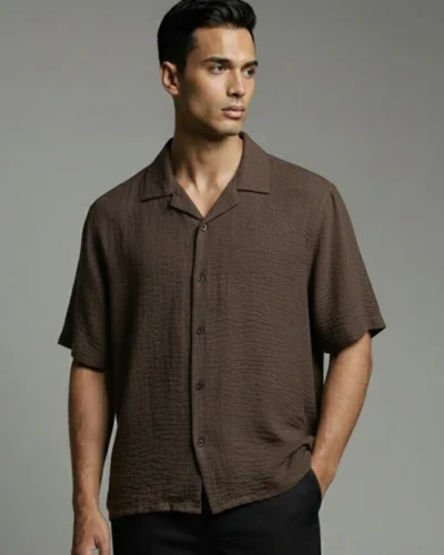 Occult Havana Cuban Shirt | Graphite