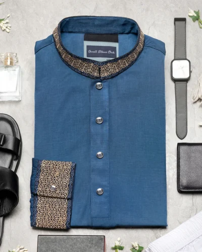 Occult Ethnic Club Panjabi | Prussian Blue